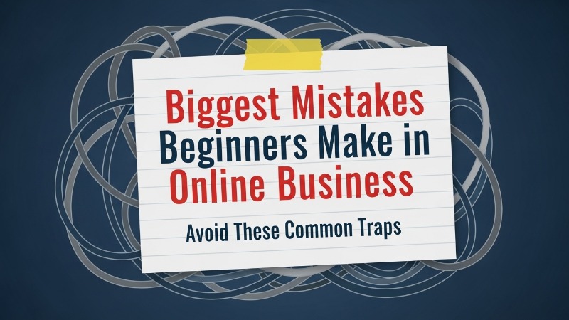 Biggest Mistakes Beginners Make in Online Business
