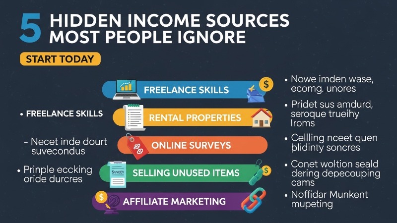 5 Hidden Income Sources Most People Ignore