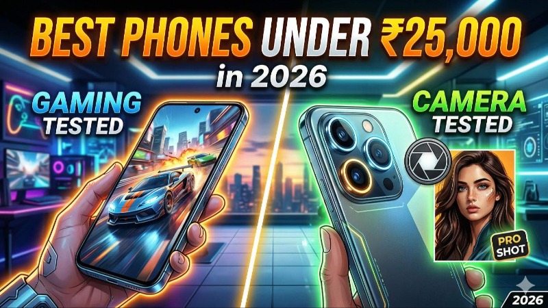 Best Phones Under ₹25,000 in 2026