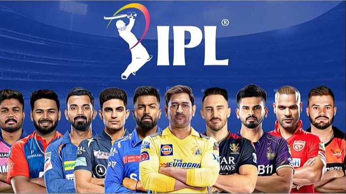 IPL 2026 players lineup with top cricket stars and Indian Premier League logo
